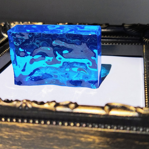 ブルー海のオブジェ☆再販4 / インテリア / レジン/ 置物 その他