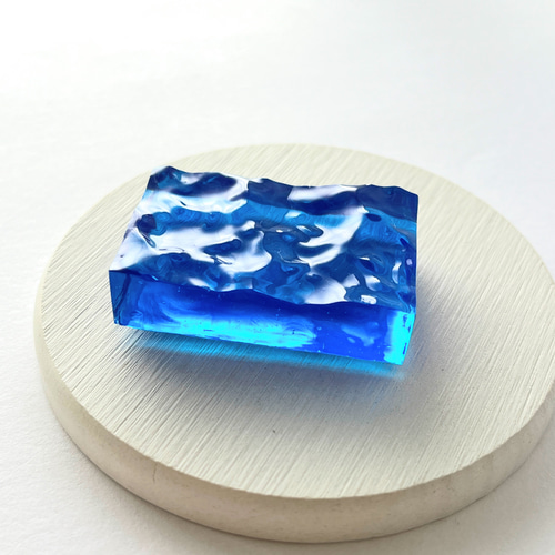 ブルー海のオブジェ☆再販4 / インテリア / レジン/ 置物 その他