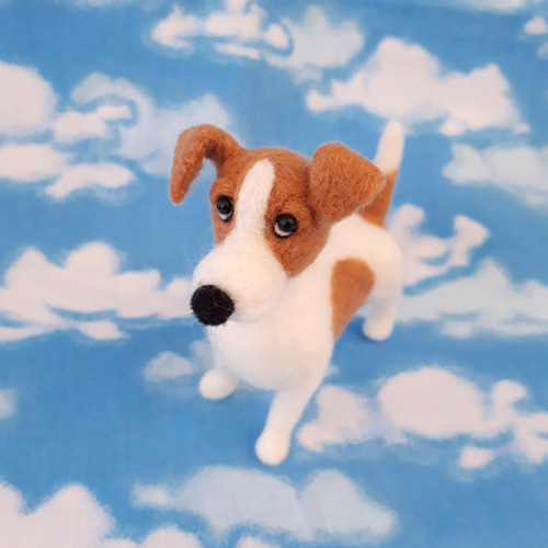 ジャックラッセルテリア 羊毛フェルト manahata 通販 13509789｜Creema