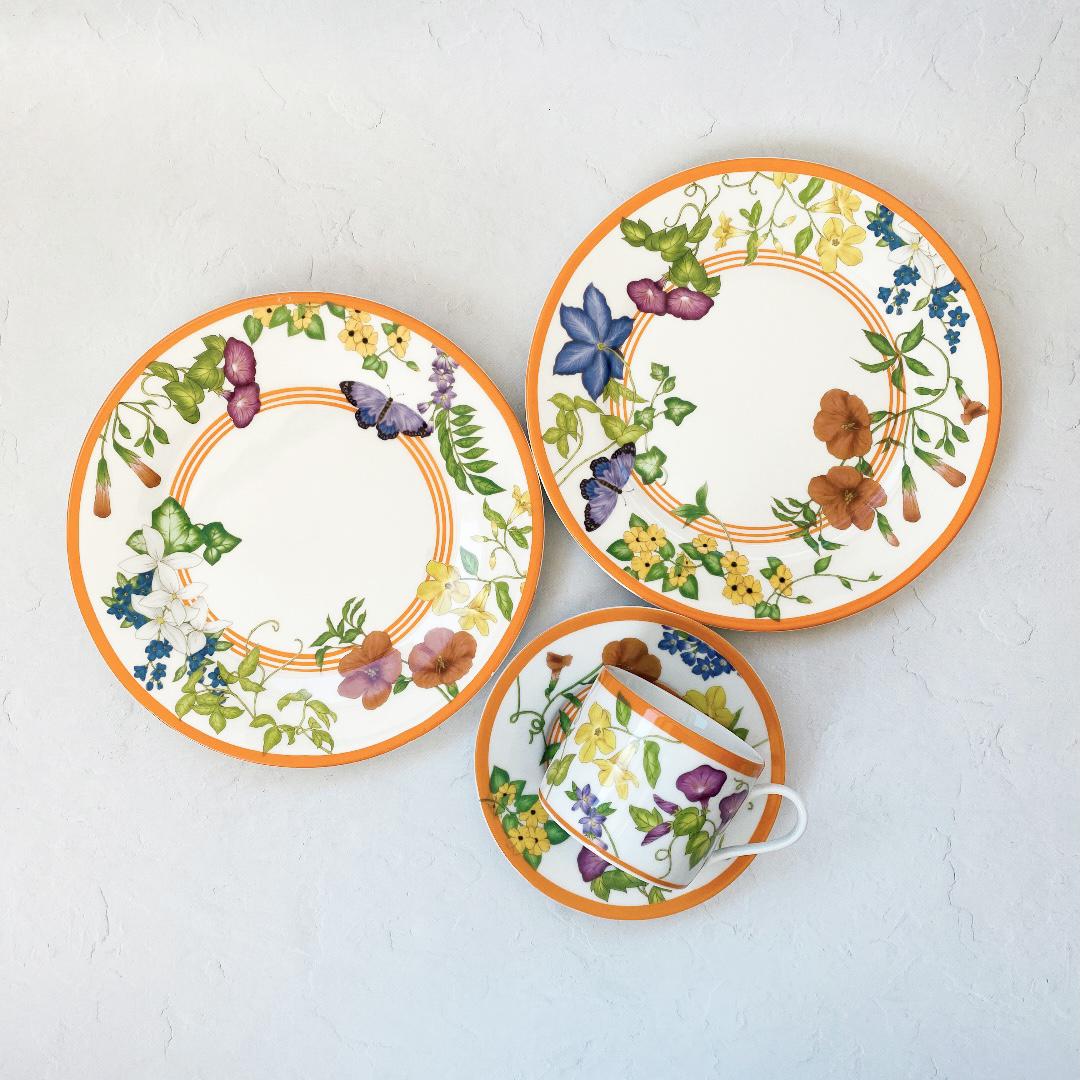 【ポーセラーツ】カップ＆ソーサー・プレートセット