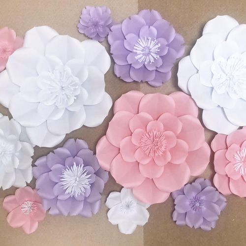 ウェディング フォトブース ピンクフラワー