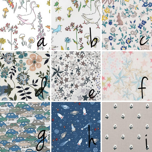 リバティ柄など生地と大きさが選べる！入園グッズ入学グッズ