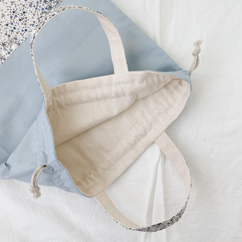 リバティ柄など 生地と大きさが選べる！入園入学グッズ レッスンバッグ