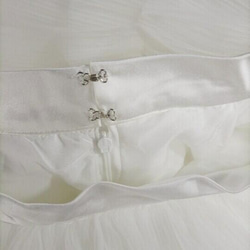 フィッシュテールチュールスカート　オーバースカート　ウエディングドレス　オーダー可能 5枚目の画像