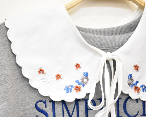 本日値下げミルフィーユ 100 お受験 お教室 フォーマル 冠婚葬祭 丸襟 刺繍 ミルフィーユ 100 お受験 お教室 フォーマル 冠婚葬祭 丸襟 刺繍