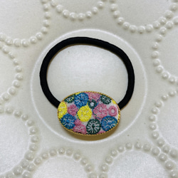 3-157ハンドメイドブローチアクセサリー ミナペルホネン生地使用 今日は、ミナペルホネンの生地を使ってブローチを製作しました