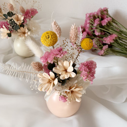 【母の日】花瓶と花束のセット 1枚目の画像
