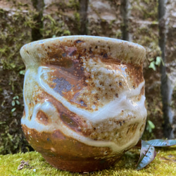 自然釉  フリーカップ　湯呑み　焼酎 6枚目の画像