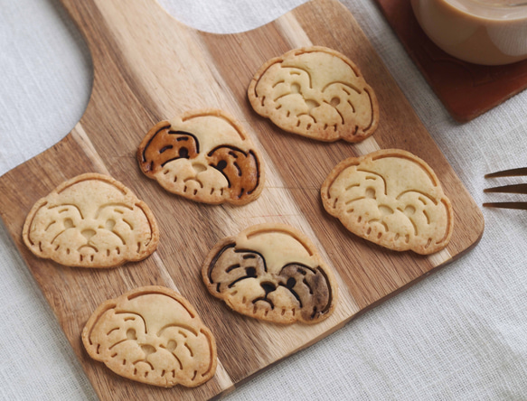 クッキー型　シーズーの顔 6枚目の画像