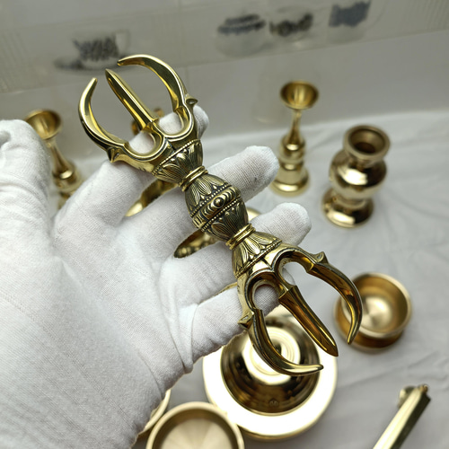 チベット仏教法器 真言宗 21点セット 密教 一面器 寺院用仏具
