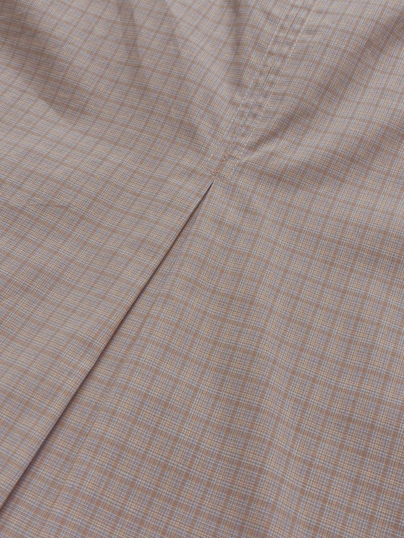 淡粉色格紋襯衫|襯衫|春款|棉|Sora-887 第20張的照片