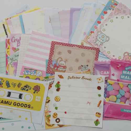 紙モノバラメモおすそ分けオーダーページ‪‪❤︎‬ おすそ分けバラメモ紙もの詰め合わせローディッドペーパーバック