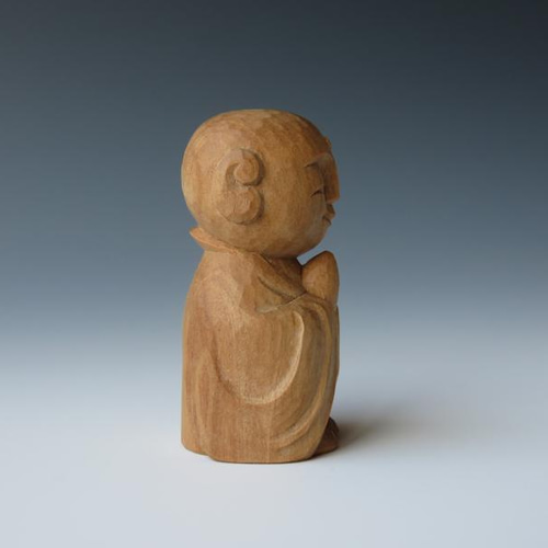 【5体セット】木製 手彫り お地蔵さん 彫刻 約27cm 5体セット】木製 手彫り お地蔵さん 彫刻 約27cm