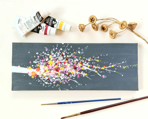 手書き絵画抽象化オリジナル絵「夜空の地図 」 d04ec84549088904ed0a1a3cbdec70