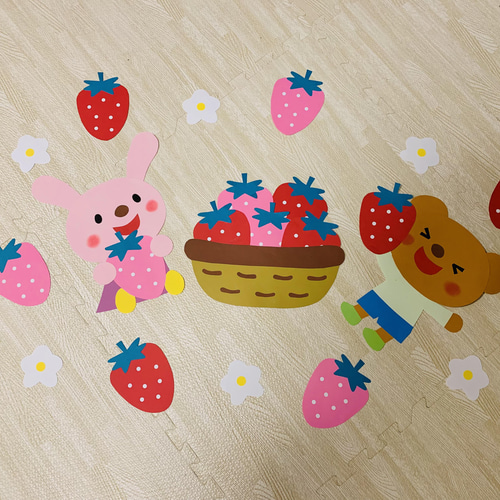 壁面飾り み～子 春 春♩壁面飾り - ちょき✂︎ぺた | minne 国内最大級の