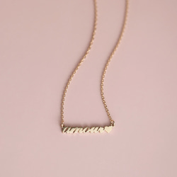 Love letter bracelet K10YG / K18YG　ネームブレスレット　セミオーダー 4枚目の画像