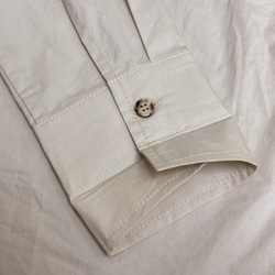 米灰色小方領工裝襯衫|襯衫|春款|棉|Sora-889 第18張的照片