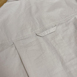 米灰色小方領工裝襯衫|襯衫|春款|棉|Sora-889 第19張的照片