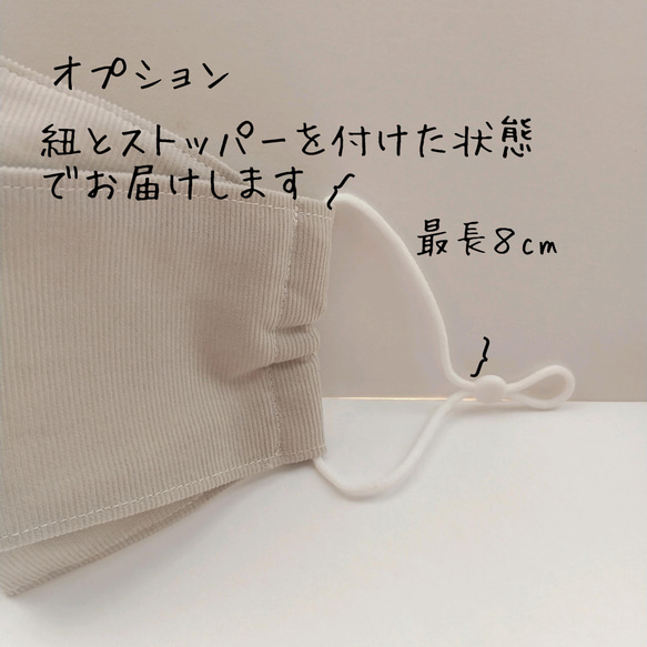 【春夏秋冬オールシーズン対応】内布さらり大臣マスク (抗菌防臭保湿加工)6㎜ギンガムチェック ライトブルー☆ストッパーつ 10枚目の画像