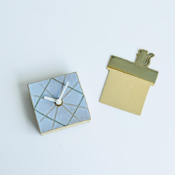 二本松焼「陶計～ゆったりと豊かな時間を刻む時計～OKI」：「りす」 3枚目の画像