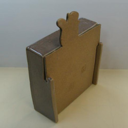 二本松焼「陶計～ゆったりと豊かな時間を刻む時計～OKI」：「りす」 8枚目の画像