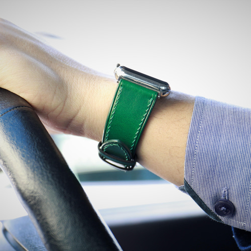 AppleWatch エルメス 騒々しい レザーバンド エプロンドール アップル 