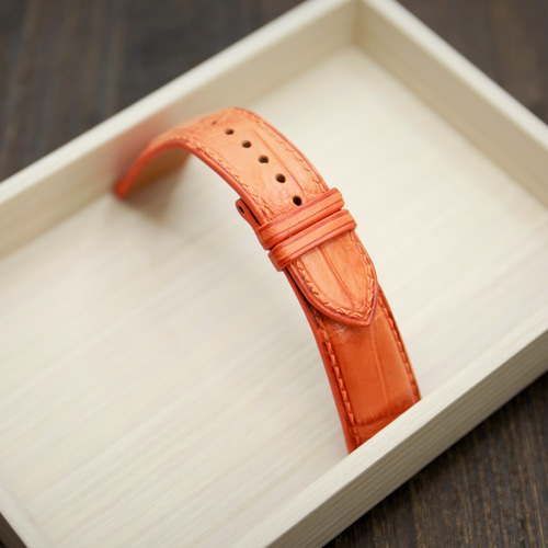 新作】高級革使用Apple Watch クロコダイル革 ワニ革 バンド 新作】高級革使用Apple Watch クロコダイル革 ワニ革 バンド