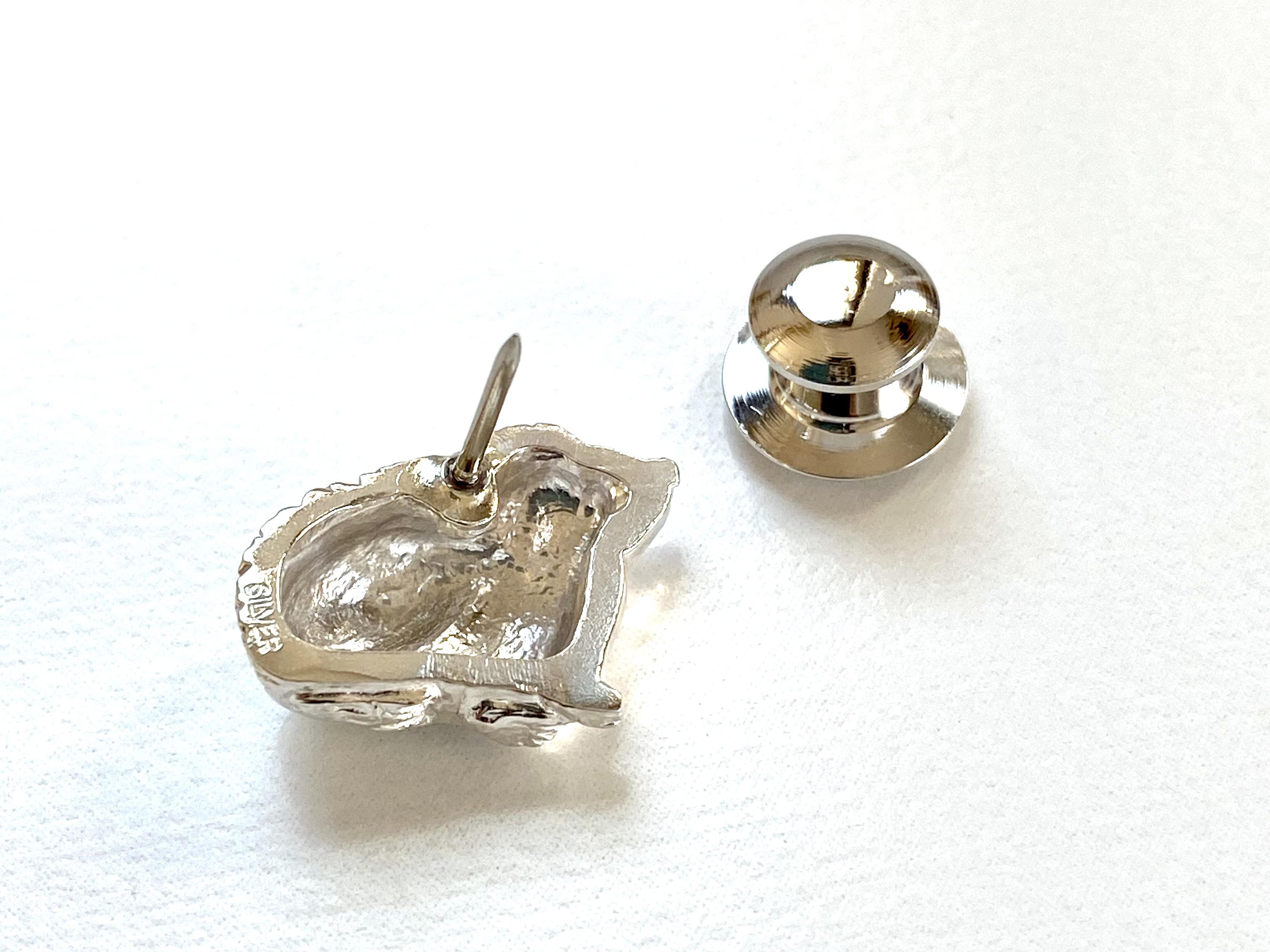 ハリネズミのピンブローチ