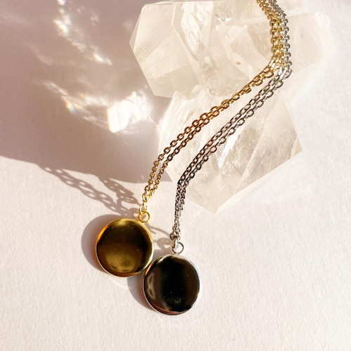 再販✖︎5】シンプルmirror necklace シンプルミラーネックレス