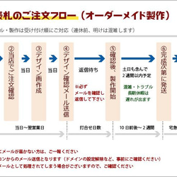 大人フェミニンなデザインのタイル表札 8枚目の画像