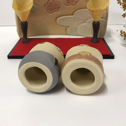 うさぎ雛セット　Ｐ-178　陶製　/Hina doll/希娜娃娃 6枚目の画像