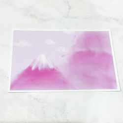 桜と富士山　4枚セット　ポストカード　インテリア　おしゃれ　春　季節　かわいい　自然 3枚目の画像
