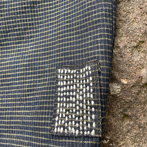 着物リメイク】綿のふんわりバルーンパンツ/刺し子 キュロット・ワイド