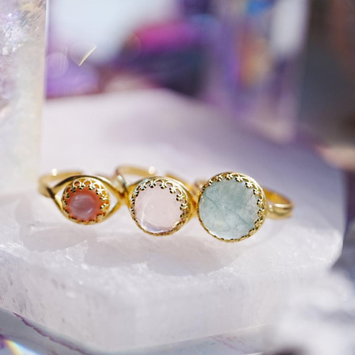 スターローズクォーツ フルムーンLLリング 指輪・リング Juvelia 通販  