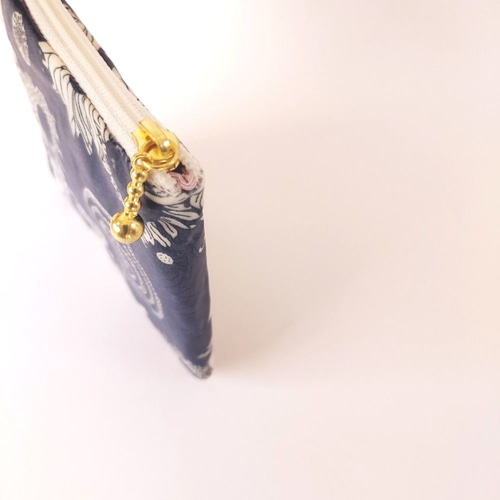 バッグにぽい♪小さくても頼りになるポーチ ミニL字ファスナーポーチ