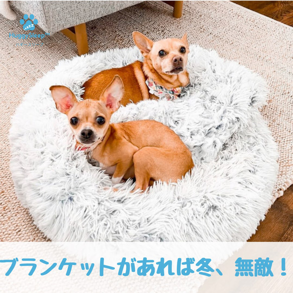 【癒しのベッド】犬用ベッド、猫用ベッド、犬用ソファー、犬用クッション、猫用ベッド、ペッドベッド 4枚目の画像