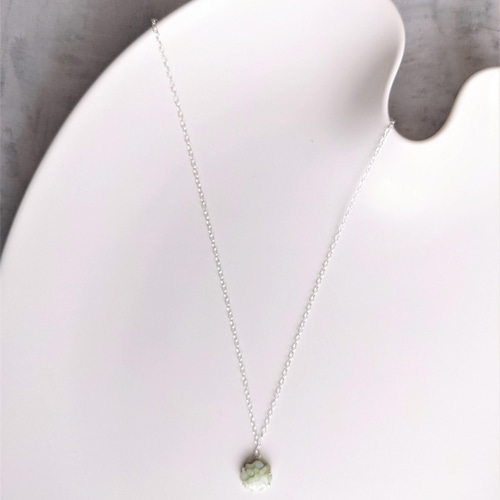 アンティーク　貴石　七宝　ペンダント Zhengjia Jewelry]蝋琥珀トップレッドホワイトゴールドフル