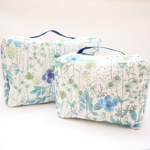 リバティ トランクポーチ おむつポーチ トラベルポーチ お着替え入れ