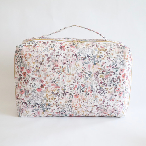 リバティ トランクポーチ おむつポーチ トラベルポーチ お着替え入れ