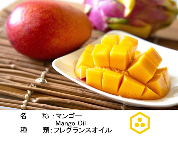 NOTO マンゴーのフレグランスアロマオイル10ml Mango フレグランスオイル　アロマギフト 2枚目の画像