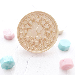 シーリングスタンプ 不思議の国のアリス アリスと白うさぎ スタンプ