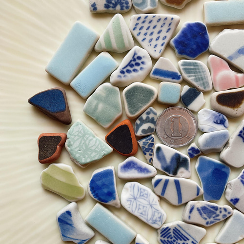 シーグラス 135 シー陶器、シータイル その他素材 lime 通販 13516259