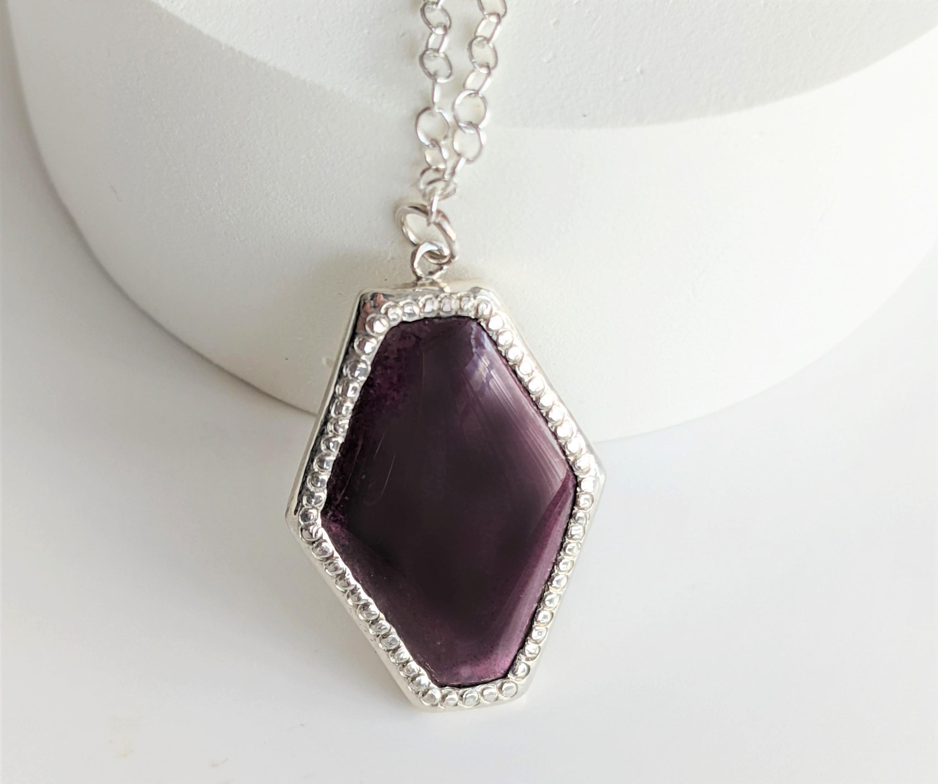 七宝焼きペンダント（ヘキサゴン）