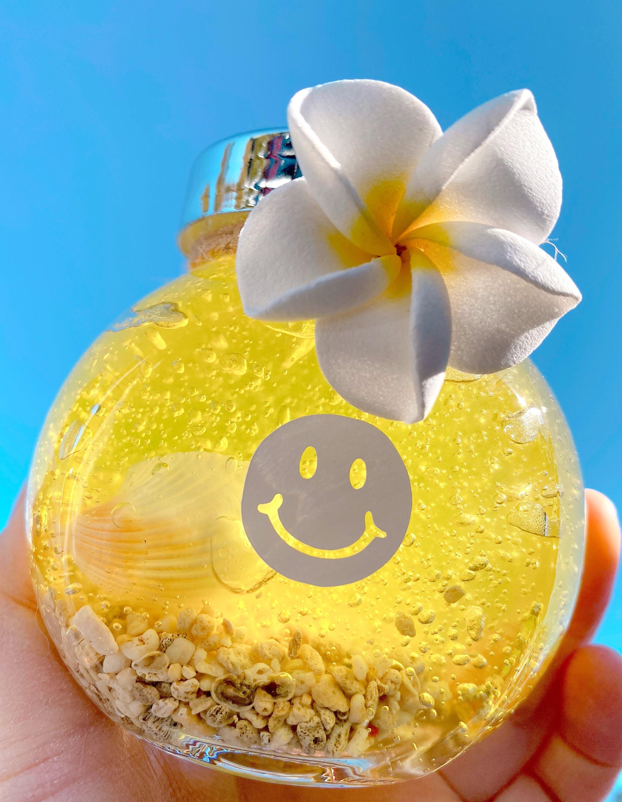 真ん中黄色のプルメリア アロマストーン