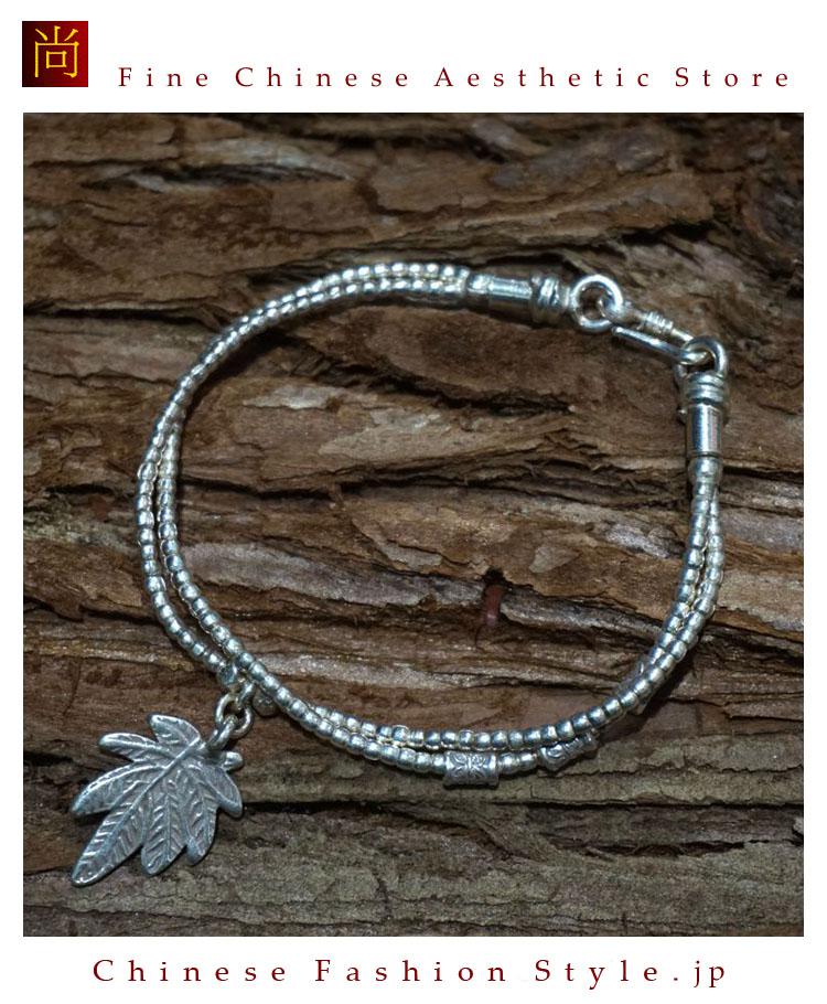 100％ハンドメイド 925 高純度スターリングシルバー カフハンドチェーン#105