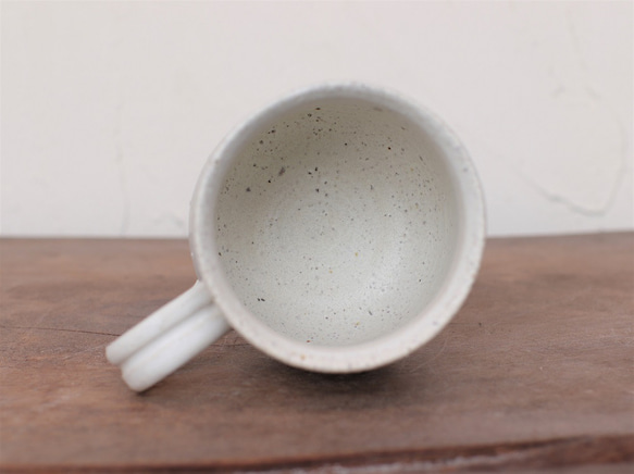 コーヒーカップ(白マット)　yc-047 5枚目の画像