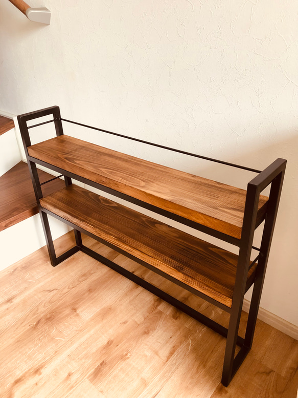 アイアンラック　スパイスラック　調味料ラック　ハンドメイド 