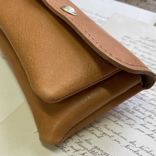 mare-wallet キャメル（イタリアンレザー財布） 長財布 clueto 通販 