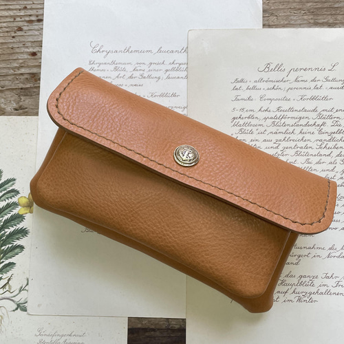 mare-wallet キャメル（イタリアンレザー財布） 長財布 clueto 通販 
