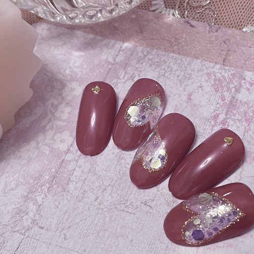 ⑮ネイル/ジェルネイル/ネイルチップ/結婚式/ブライダル/ブライダル  